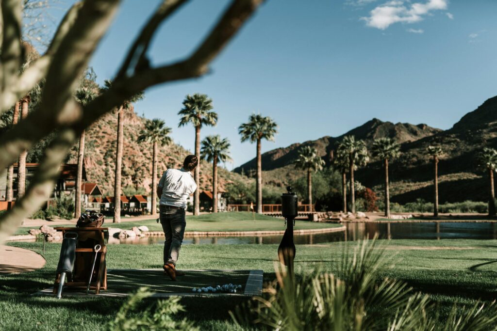 A Scottsdale golf range