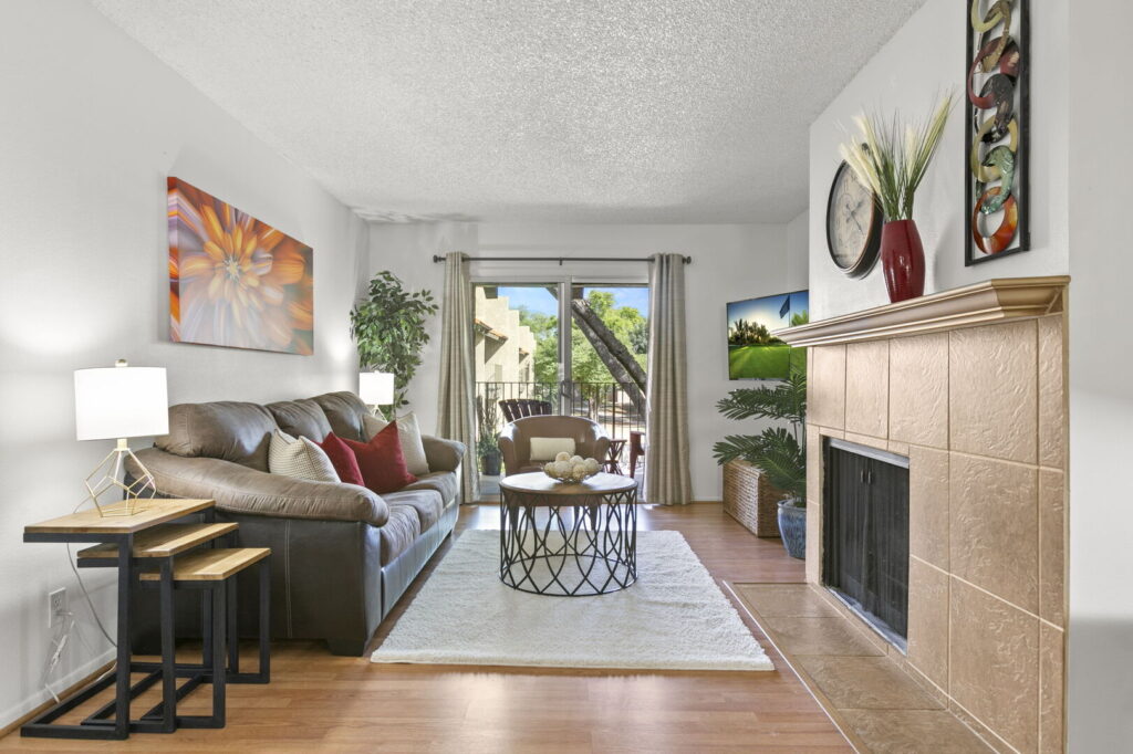 Living space in one of our Phoenix rentals